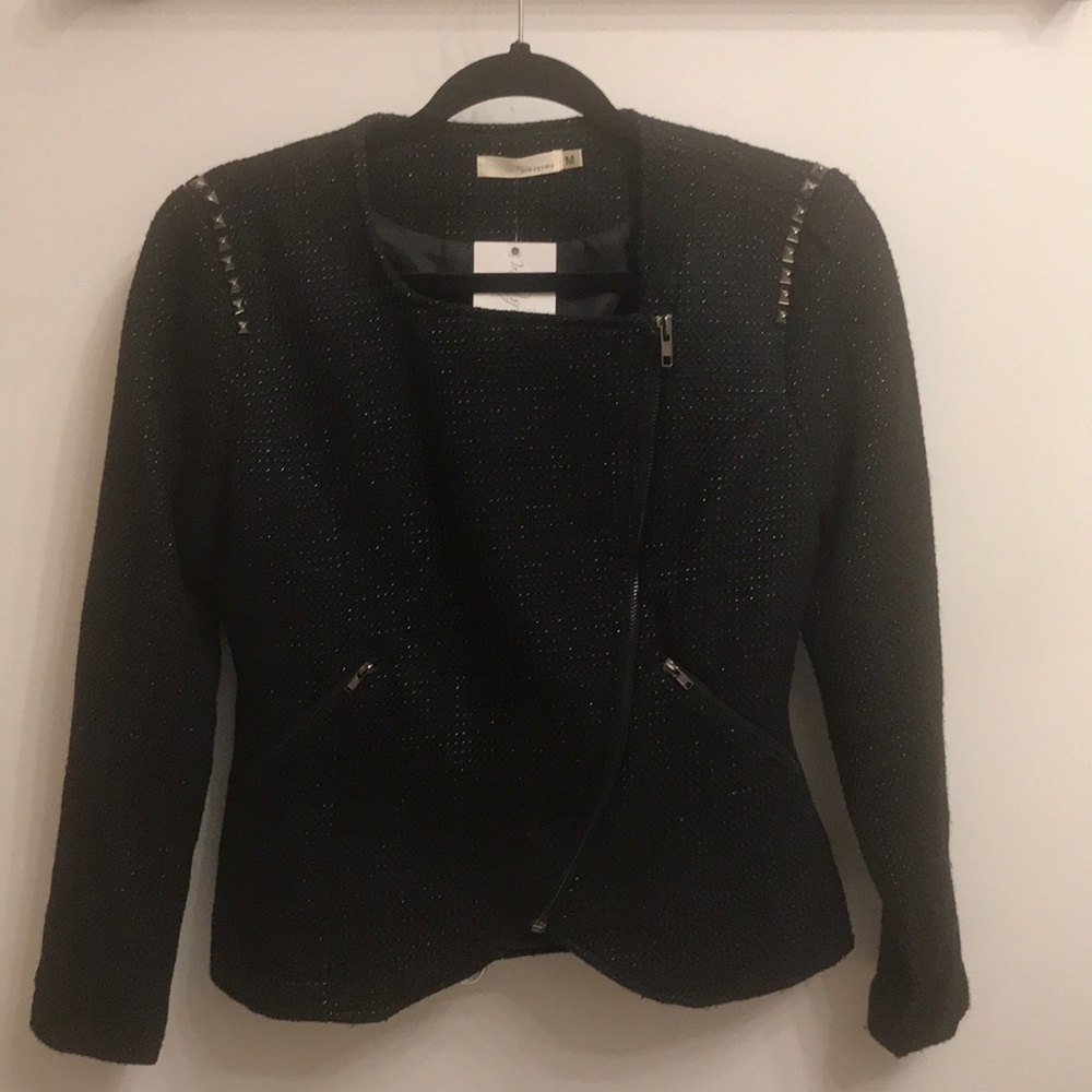 NWT Black Tweed Blazer